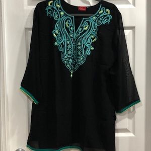 Embroidered tunic